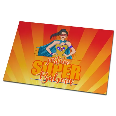 Magnes na lodówkę dla BABCI Jestem super Babcia